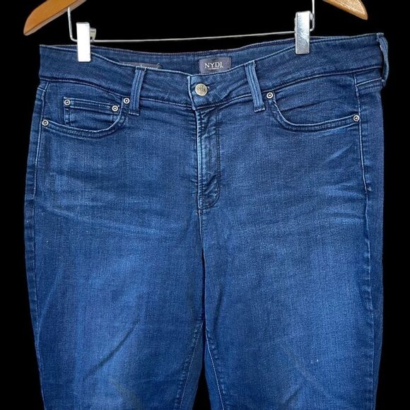 NYDJ Barbara Sinclair  Wash High Rise  Bootcut Jeans Sz 14 - Picture 6 of 10